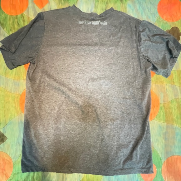 Warrior Dash Men’s Unisex CONQUERER Viking Helmet Graphic Gray T-Shirt L. - Picture 6 of 6